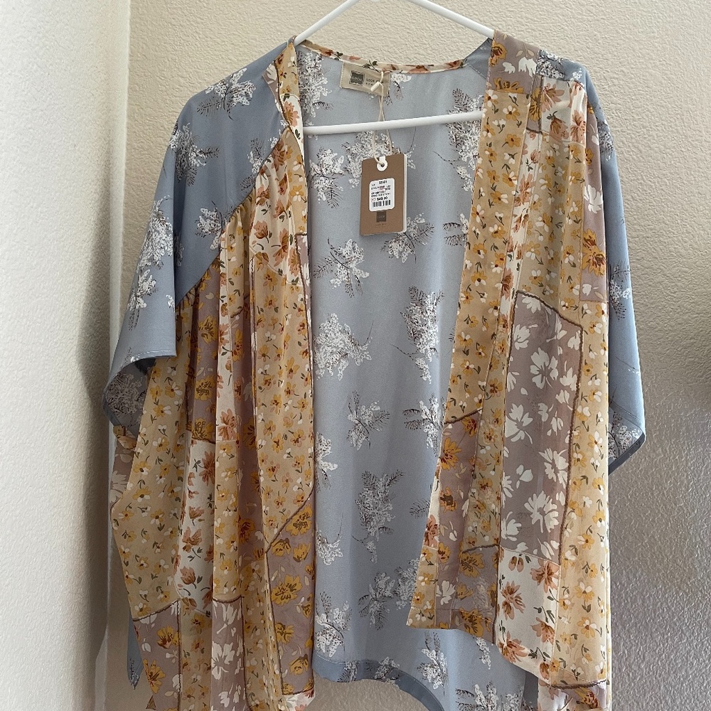 Kimono Over Throw